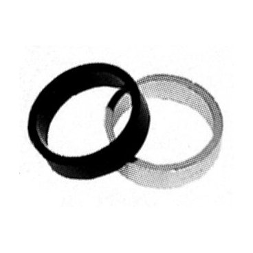 Фото Рулевой спейсер для велосипеда проставочное кольцо, алюминий, 10мм, для 1 1/8", черный 5-390403