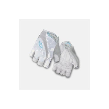 Велоперчатки женские GIRO TESSA, короткие пальцы, white/milky blue, GIG7043566