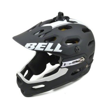 Велошлем Bell SUPER 2R MIPS, матовый черно-белый, BE7059498