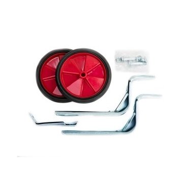 Фото Приставные колеса Vinca Sport, стойки - сталь, колесо - пластик, красный, HRS 19 Red