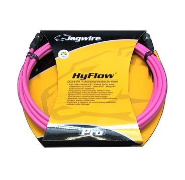 Гидролиния JAGWIRE для тормозов 3м, розовая, с универсальными адаптерами Quick fit, HBK407