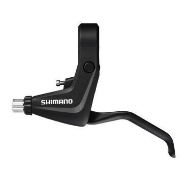 Ручка тормозная SHIMANO BL-T4000 ALIVIO V-brake левая, под 2 пальца, чёрная, без упаковки, ABLT4000LL