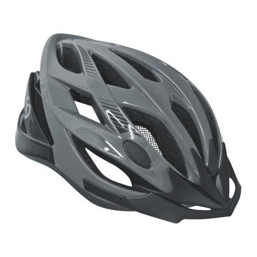Велошлем KELLY'S REBUS, серо-чёрный, Helmet REBUS