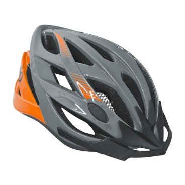 Велошлем KELLYS REBUS, серо-оранжевый, Helmet REBUS