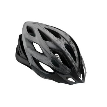 Велошлем KELLY'S REBUS, чёрно-серебрянный, Helmet REBUS