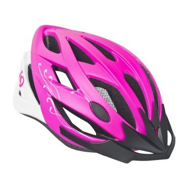 Велошлем женский KELLYS DIVA, матовый розово/белый, Helmet DIVA