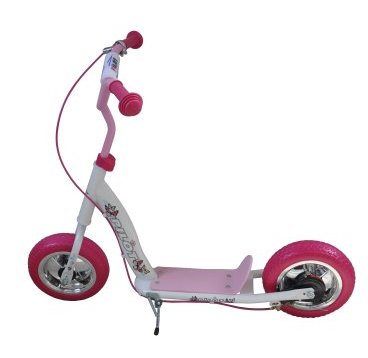 Фото Самокат детский PILOT S 10", двухколёсный, городской, ручной тормоз, до 50 кг, сталь, розовый, SP00212