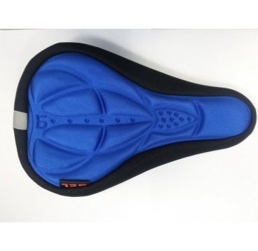 Накладка на седло Vinca Sport XD 10, гелевая, синий, размер 285х175мм, XD 10 Blue