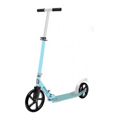 Фото Самокат No Name, для взрослых, регулируемый, двухколёсный, до 100 кг, голубой, VSP 4 light blue