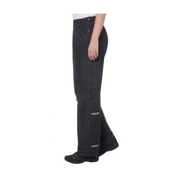 Велобрюки VAUDE Wo Fluid Full-Zip Pants 010, черный, 40, женские, 1263