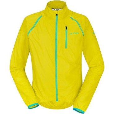 Фото Велокуртка VAUDE Me Windoo Jacket 125, canary, ярко желтый, мужская, 4412