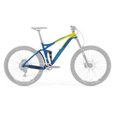 Рама велосипедная Merida One-Forty 7.900-FRM, Blue/Yellow, 2015 г.