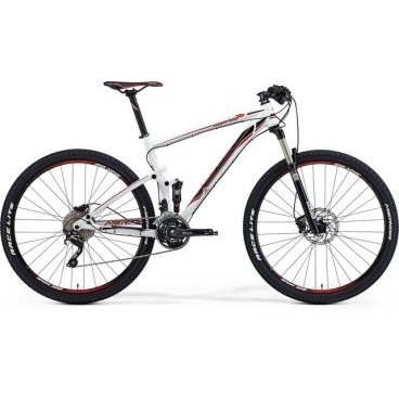 Рама велосипедная Merida Ninety-Nine 9.600-FRM, Размер: M 17", Цвет: White (black/red) 2015г.