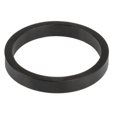 Фото Рулевой спейсер M-WAVE (проставочное кольцо), спорт, 1 1/8",  5 мм, алюминий, черный, 5-390640
