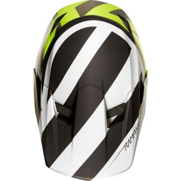 Козырек к шлему Fox Rampage Comp Creo Visor, бело-желтый, пластик, 20302-214-OS