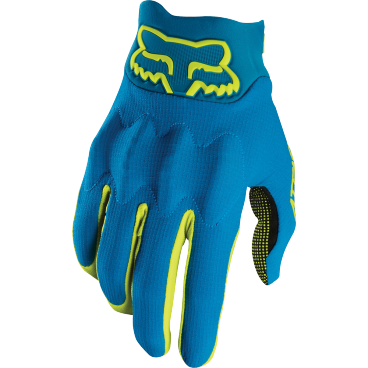 Велоперчатки Fox Attack Glove Teal, синие, 2017, 18468-176-L