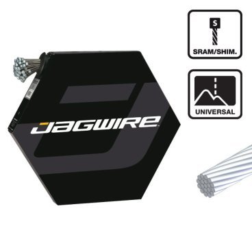Фото Трос переключения Jagwire Basic Shift Cable Stainless, 1.2х2300 мм, 1шт, BWC1012