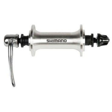 Фото Велосипедная втулка Shimano TX500, передняя, 36 отверстий, v-brake, серебристый, EHBTX500AAS