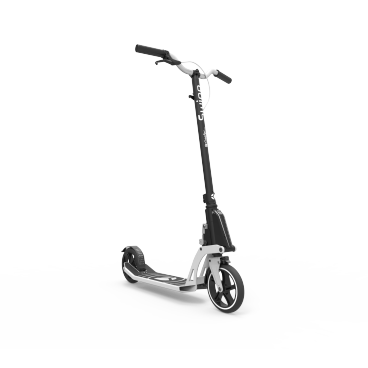Фото Самокат Kleefer SWING, c ручным тормозом, двухколёсный, взрослый,  регулируемый, до 100 кг, белый