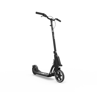 Фото Самокат складной Kleefer SWING, с ручным тормозом, двухколёсный, регулируемый, взрослый, черный, SWING w brake NR