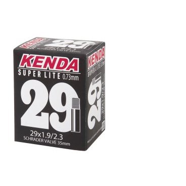 Велокамера KENDA SUPERLITE 29", 1,9-2,3 (50/58-622), суперлегкая, спортниппель 48 мм, 5-515242