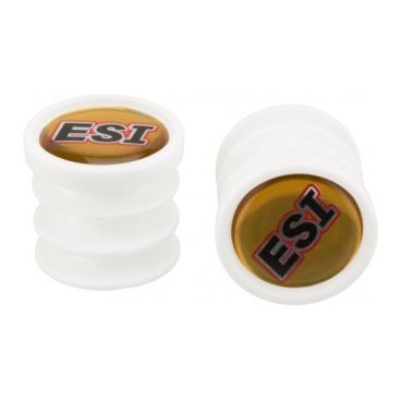 Фото Заглушки руля ESI Logo, пластик, белый, BP1WT