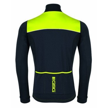 Велокуртка GSG Tourmalet Light Winter Jacket, неоновый желтый, 10088-06