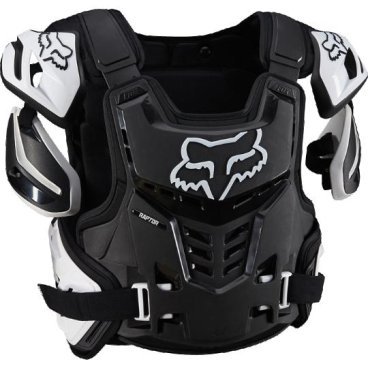 Защита панцирь Fox Raptor Vest, черно-белый 2018