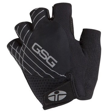 Велоперчатки GSG Lycra Gloves, черные, 2018, 12180-03-L