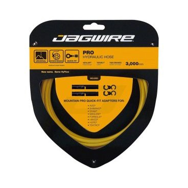 Набор гидролинии Jagwire Mountain Pro Hydraulic Hose Kit, желтый, HBK414