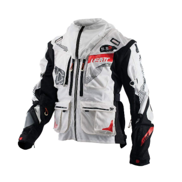 Велокуртка Leatt GPX 5.5 Enduro Jacket, бело-черный 2018, 5017810342