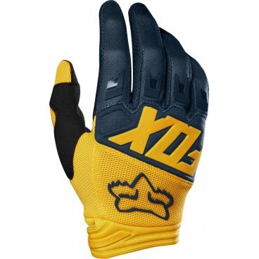 Велоперчатки Fox Dirtpaw Glove, сине-желтые, 2019, 22751-046-L