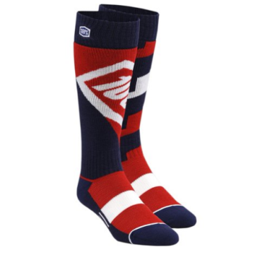 Носки 100% Torque Comfort Moto Socks, красный, 2018, 24007-003-18