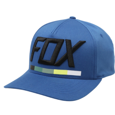 Фото Бейсболка Fox Draftr Flexfit Hat, синий, 2018, 21107-157