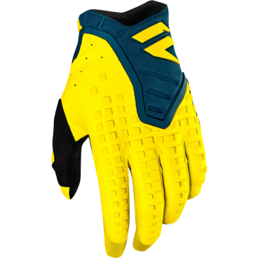 Велоперчатки Shift Black Pro Glove, желто-синие, 2019, 21722-079-XL