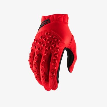 Велоперчатки подростковые 100% Airmatic Youth Glove, красно-черный, 2018, 10012-013-04