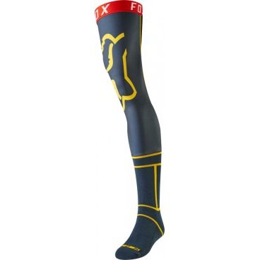Чулки Fox Knee Brace Sock, сине-желтый 2019, 21793-046-M
