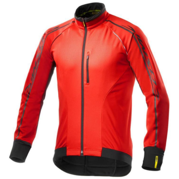 Куртка велосипедная MAVIC Cosmic Elite Thermo, красная-черная, 2018, 382144