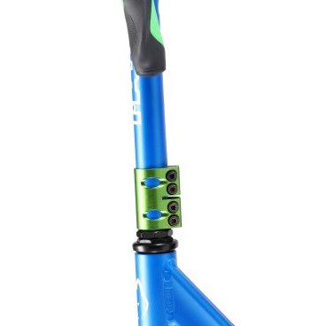 Самокат Malamut BLUE 230, матовый, двухколёсный,взрослый, складной, сине-зеленый 2018