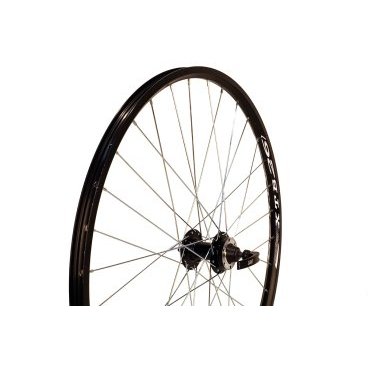 Фото Колесо велосипедное 27,5" MTB, переднее, под диск, двойной обод XTB-26, алюминиевый сплав, черный