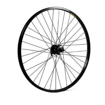 Колесо велосипедное CNSPOKE 26", переднее, 32 спицы, двойной обод, диск, 2 промподшипника, 00-190103