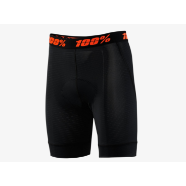 Велотрусы 100% Crux Men's Liner Short Black 2019, 49901-001-28