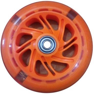 Колесо для самоката, с 2 подшипниками ABEC-7, d - 117мм, оранжевое, SC 01 OR