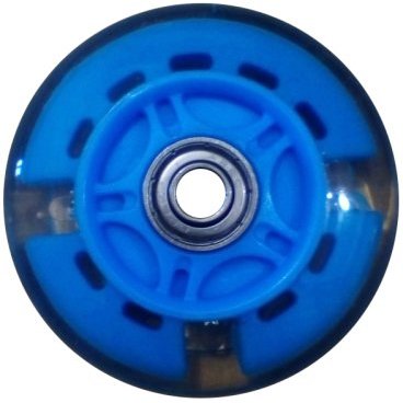 Колесо для самоката, с 2 подшипниками ABEC-7, d - 81мм, голубое, SC 02 LB