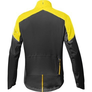 Куртка велосипедная MAVIC COSMIC H2O SL, желто-черный 2020, L40179400