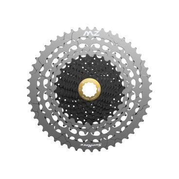 Фото Кассета велосипедная SunRace MZX0 12S, 11-50T, Black Chrome+Gray, CSMZX0.WA5G.1S0