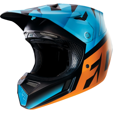 Фото Велошлем Fox V3 Shiv Helmet, Aqua, 14940-246