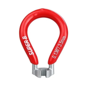 Фото Ключ для спиц Super B 5560 (TW), красный, RSPBTL556001