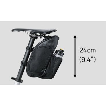 Сумка велосипедная TOPEAK Mondopack Hydro, под седло, 1,7 л, с карманом для фляги, TC2287B