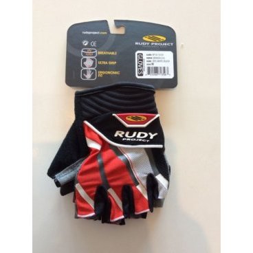 Перчатки велосипедные Rudy Project GRINDER, RED/WHITE/BLACK, RP501002